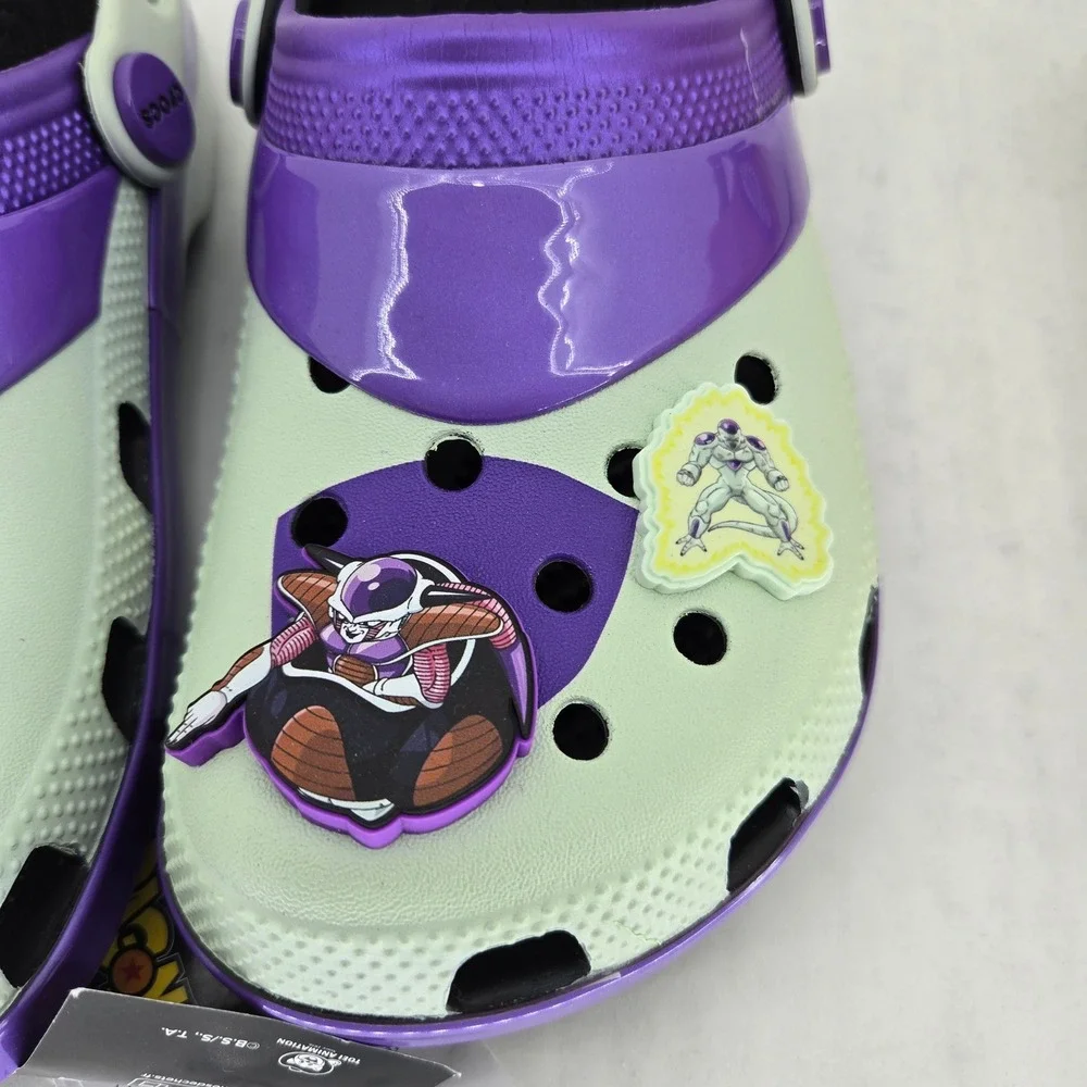 Crocs Dragon Ball Z Goku Frieza Classic Clog 2 Pair Kids J5 Mens 5 Womens 7
